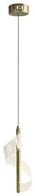 Milagro LED Luster na lanku LARGO LED/10W/230V zlatá MI2532