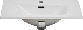 Comad Nábytkové keramické umývadlo SKY 80/DP-8099, 81x46 cm, biela lesklá