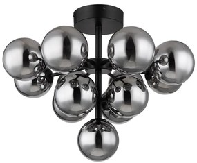 Globo 56143-13D - Prisadený luster GRAPPY 13xG9/5W/230V pr. 56 cm čierna
