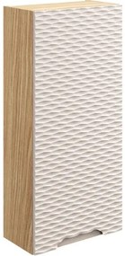 Koupelnová sestava Ocean Cloud se skříňkami a umyvadlem 120 cm béžová/dub olejovaný
