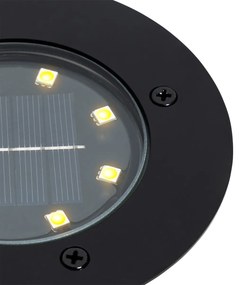 Moderné záhradné bodové svetlo čierne vrátane LED IP65 solárne - Terry