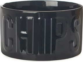 Čierna keramická servírovacia miska 1 l Chips – Balvi