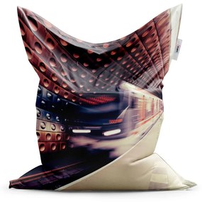 Sablio Sedací vak Metro na farebnej stanici - 200x140 cm