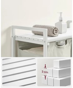 Kôš na prádlo REX biely