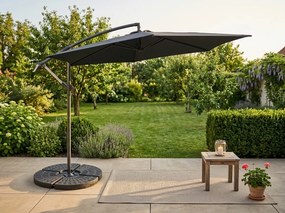 Záhradný slnečník Houseland Tynex 300 cm tmavosivý