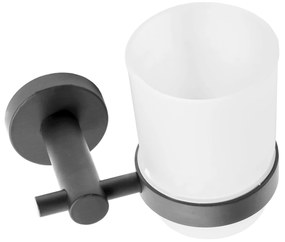 Rea Rea, nástenný pohár na zubné kefky 322233C, grafitová, REA-77089