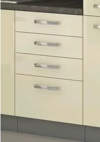 Dolná kuchynská skrinka Karmen 40D, 40 cm, šedá/krémová%