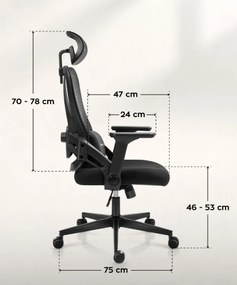 Herné kreslo Combat 2.7 Black