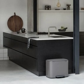 Brabantia BO pedálový kôš 3x11L platinová