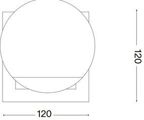 Ideal Lux - LED Stolná lampa ANGOLO 1xG9/3W/230V mosadz