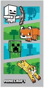 Detská osuška Minecraft Zvieratká 70x140 cm