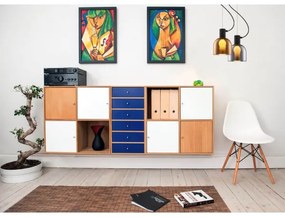 Klausen 111049 - Luster na lanku FIRE 1xE27/9W/230V šedá/čierna