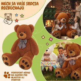 Veľký plyšový medveď BENY, 100cm, hnedá Monzana