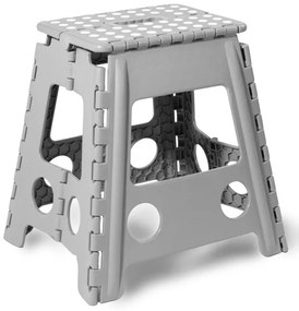 Skladacia stolička AMIGO sivá veľkosť L