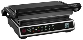 Concept ge3550 - Kontaktný gril s teplotnou sondou 2000W/230V čierny