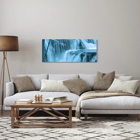 Obraz - ľadové vodopády (120x50 cm)