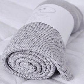 Bambusová zavinovačka svetlo šedá 85x85cm