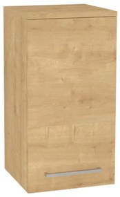 Mereo, Mereo Bino kúpeľňová skrinka horná 63 cm, pravá, Multidecor, Dub Arlington, MER-CN696DARL