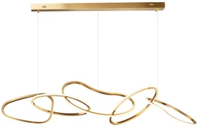 Toolight Toolight, LED stropné svietidlo 60W APP1054-CP, zlatá, OSW-08882