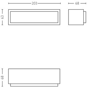 Philips 17354/93/P3 - LED Vonkajšie nástenné svietidlo LED/4,5W IP44