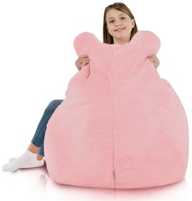 Kreslo pre deti Teddy Yeti ružové