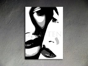 Ručne maľovaný POP Art obraz Two women | rôzne rozmery