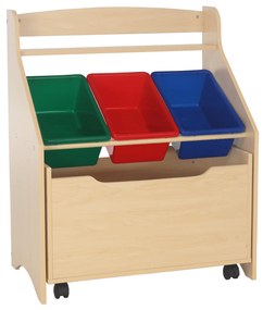 Organizér na hračky, prírodná/viacfarebná, MAISIE