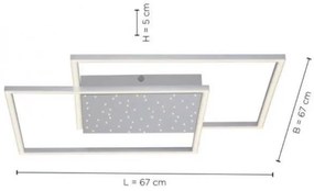 Paul Neuhaus 6024-55 - LED Stmievateľný prisadený luster  YUKI LED/49W/230V + DO