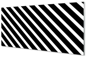 Sklenený obraz zebra pruhy 125x50 cm