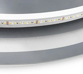 Oválné dotykové zrcadlo s LED osvětlením HALLO DDJ 80x60 cm