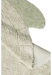 Béžový prateľný ručne tkaný bavlnený detský koberec 110x130 cm Sea Turtle – Lorena Canals