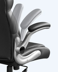Luxusné kancelárske kreslo, kancelárska ergonomická stolička, čierna