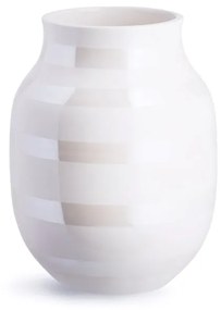 Biela kameninová váza Kähler Design Omaggio, výška 20 cm
