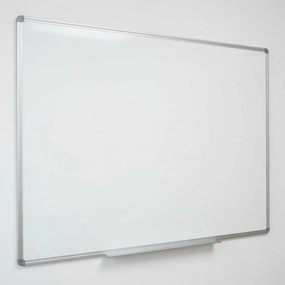 Toptabule.sk  Keramická biela tabuľa v hliníkovom ráme PREMIUM 90x60 cm
