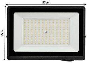 BERGE LED reflektor 100W - 2v1 - neutrálna biela