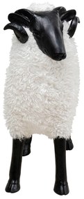 Bathilde Ram dekorácia biela 78 cm