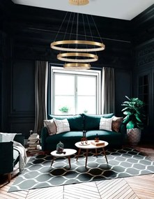 LED luster Preston 180 zlaté