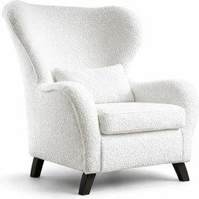 Biele kreslo ušiak Miuf – Miuform