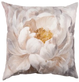 Obliečka na vankúš s kvetom Pivonky bielej - 45*45 cm
