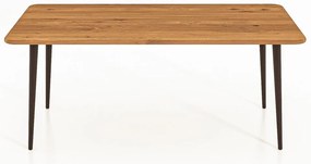 Konferenčný stolík z dubového dreva v prírodnej farbe 60x110 cm Kula - The Beds