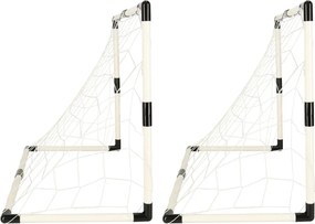 KIK Detská tréningová futbalová bránka 95×48×70 cm s loptou