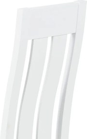 Jedálenská stolička biela BC-2602 WT