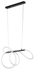 LED luster na lanku FLEXI LED/36W/230V 4000K čierny