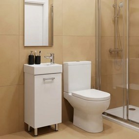 Comodo Kúpeľňová skrinka s keramickým umývadlom Luka 40 P/L