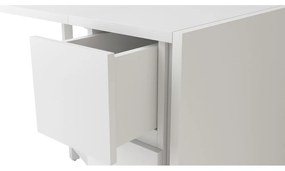 Biely skladací multifunkčný stôl Woodman Kungla