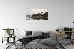 Obraz na plátne Krakow River bridge 140x70 cm