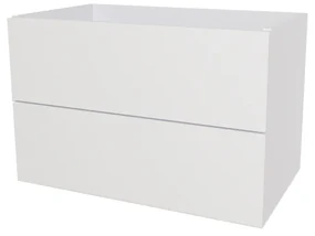 Mereo, Mereo Aira, kúpeľňová skrinka 101 cm, Multidecor, Biela vysoký lesk perlička, MER-CN792SBIEL