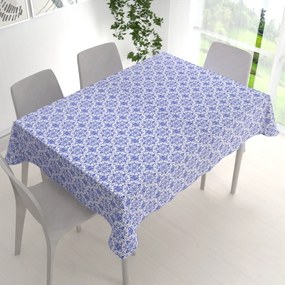 Biante Teflónový obdĺžnikový obrus TF-118 Modro-biely vzor Maroko 100x160 cm