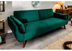 Sedacia súprava rozkladacia 40089 Divani 3-Sedenie Zamat-Zelená - Komfort-nábytok