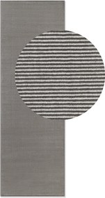 ELLE Decoration, Behúň Perles 106187 Cream Anthracite z kolekcie Elle, 80x240, šedá, obývacia izba